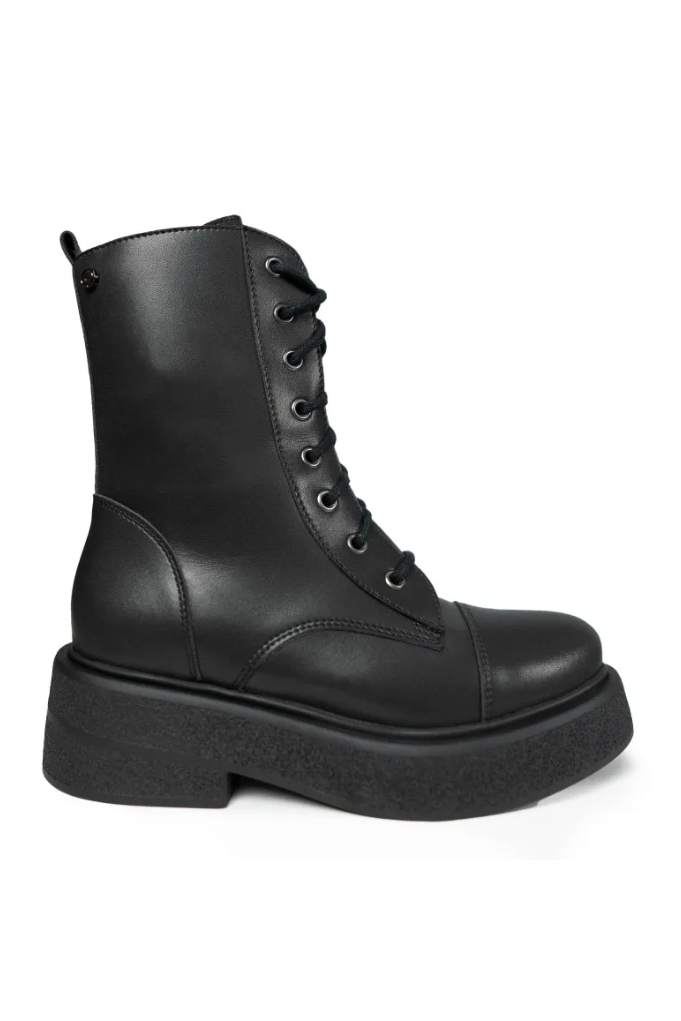 Altercore Damen vegan Stiefel Levant Schwarz